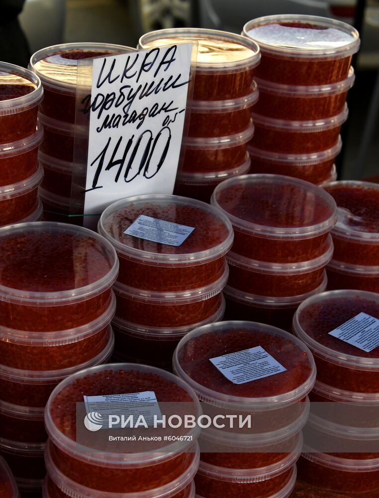 Продовольственная ярмарка во Владивостоке 