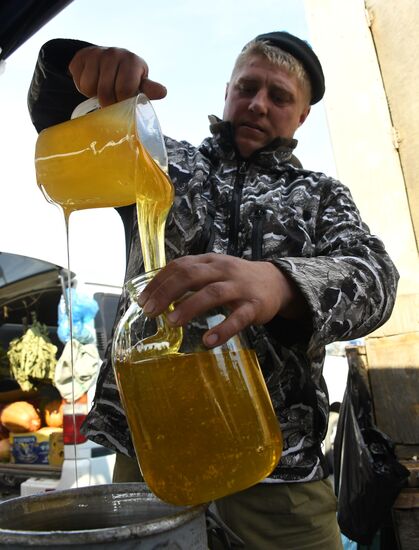 Продовольственная ярмарка во Владивостоке 