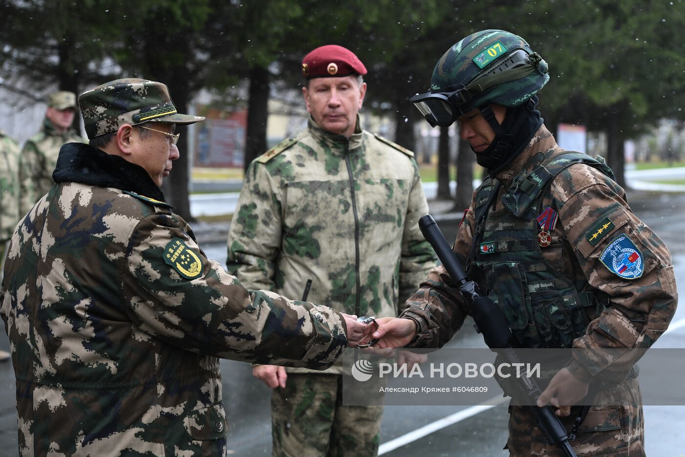 Учения спецназа Росгвардии и полиции Китая "Сотрудничество-2019"