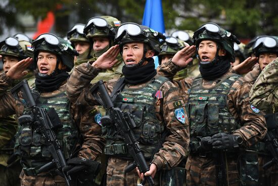 Учения спецназа Росгвардии и полиции Китая "Сотрудничество-2019"