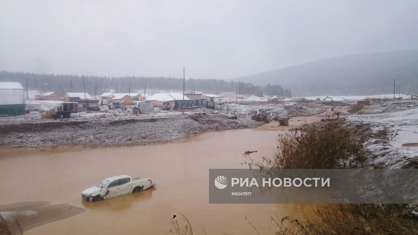 Прорыв дамбы в Красноярском крае