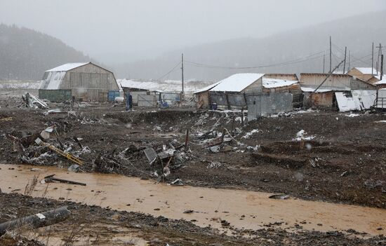 Прорыв дамбы в Красноярском крае