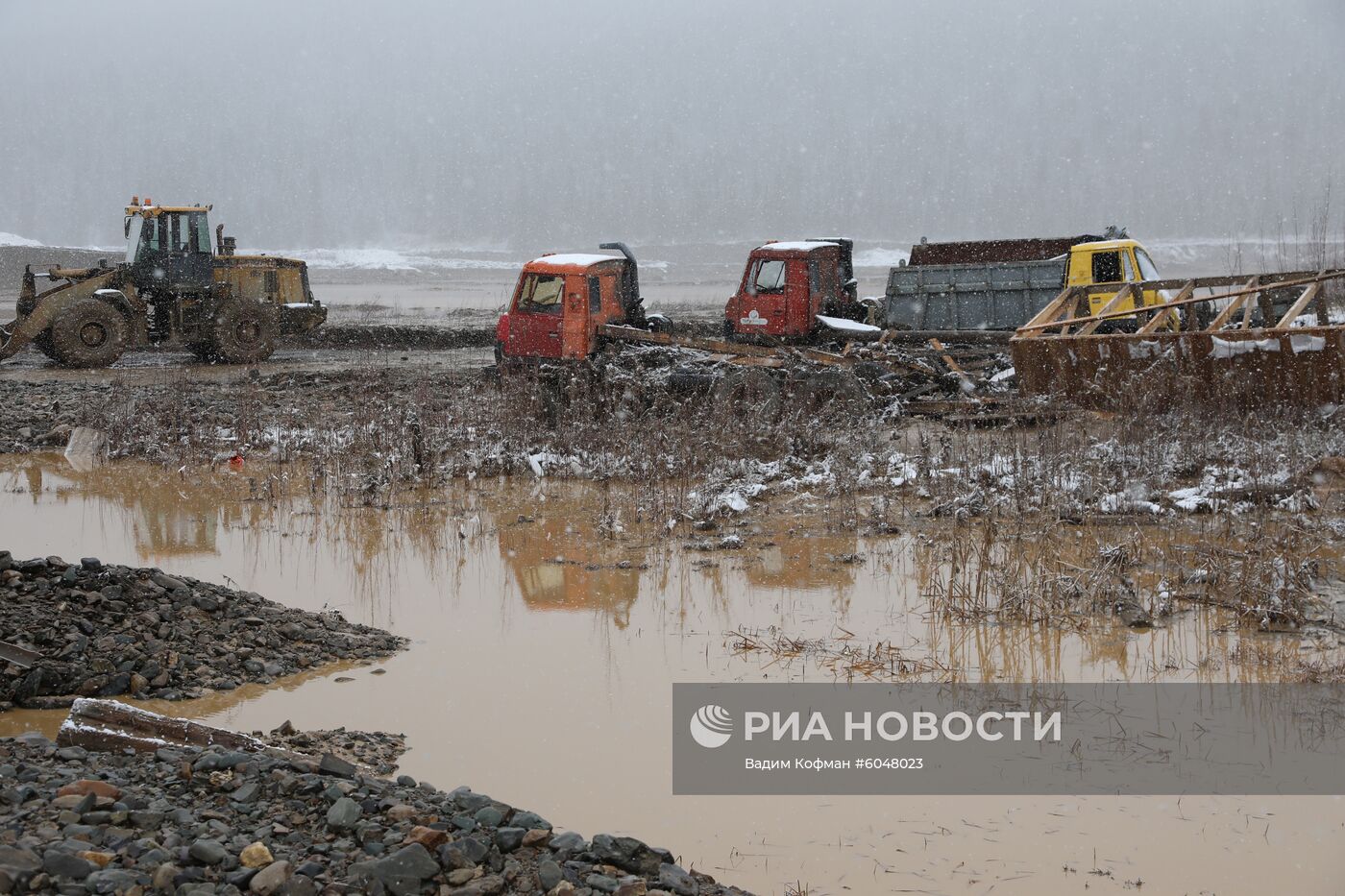 Прорыв дамбы в Красноярском крае