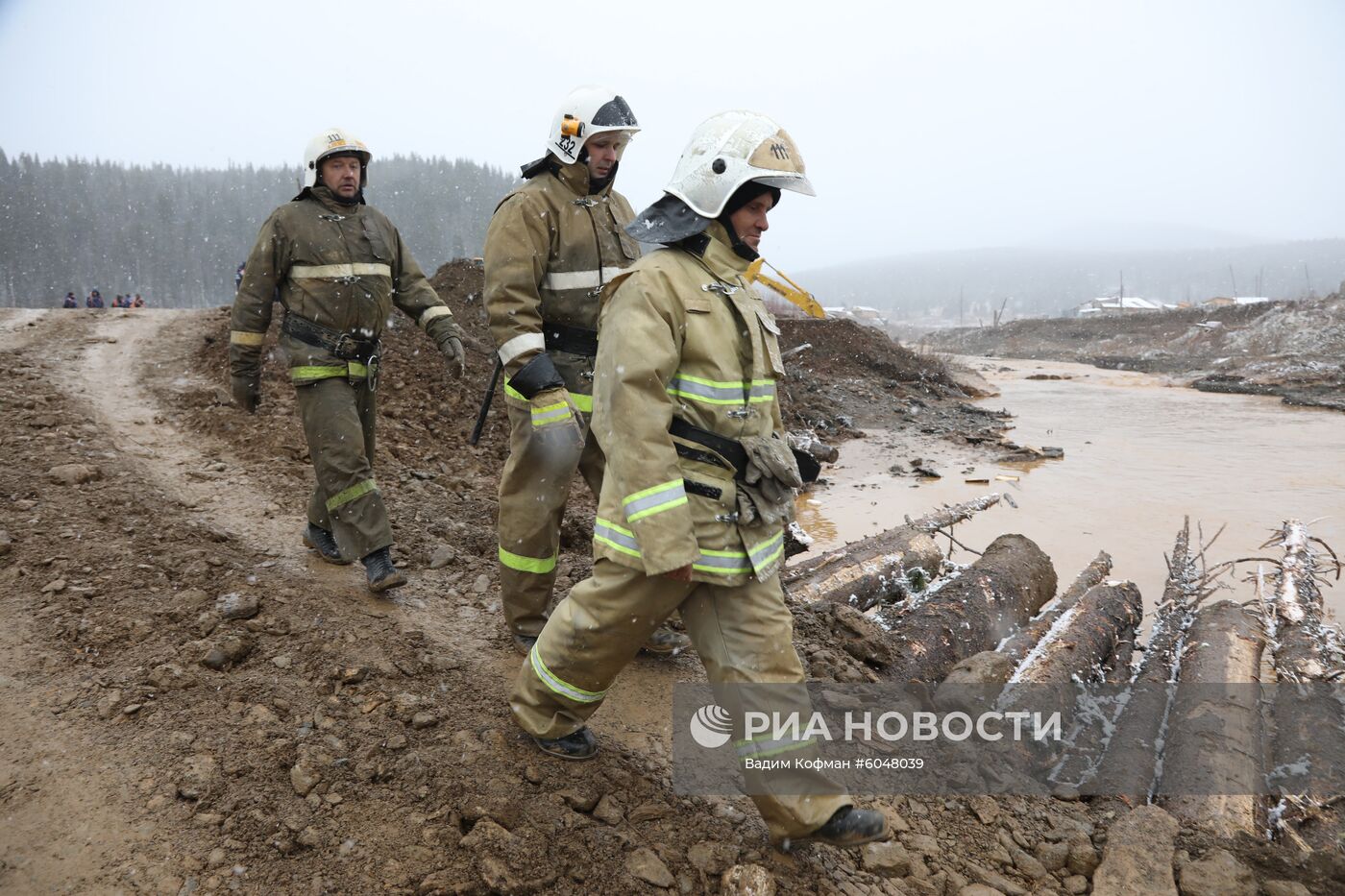 Прорыв дамбы в Красноярском крае