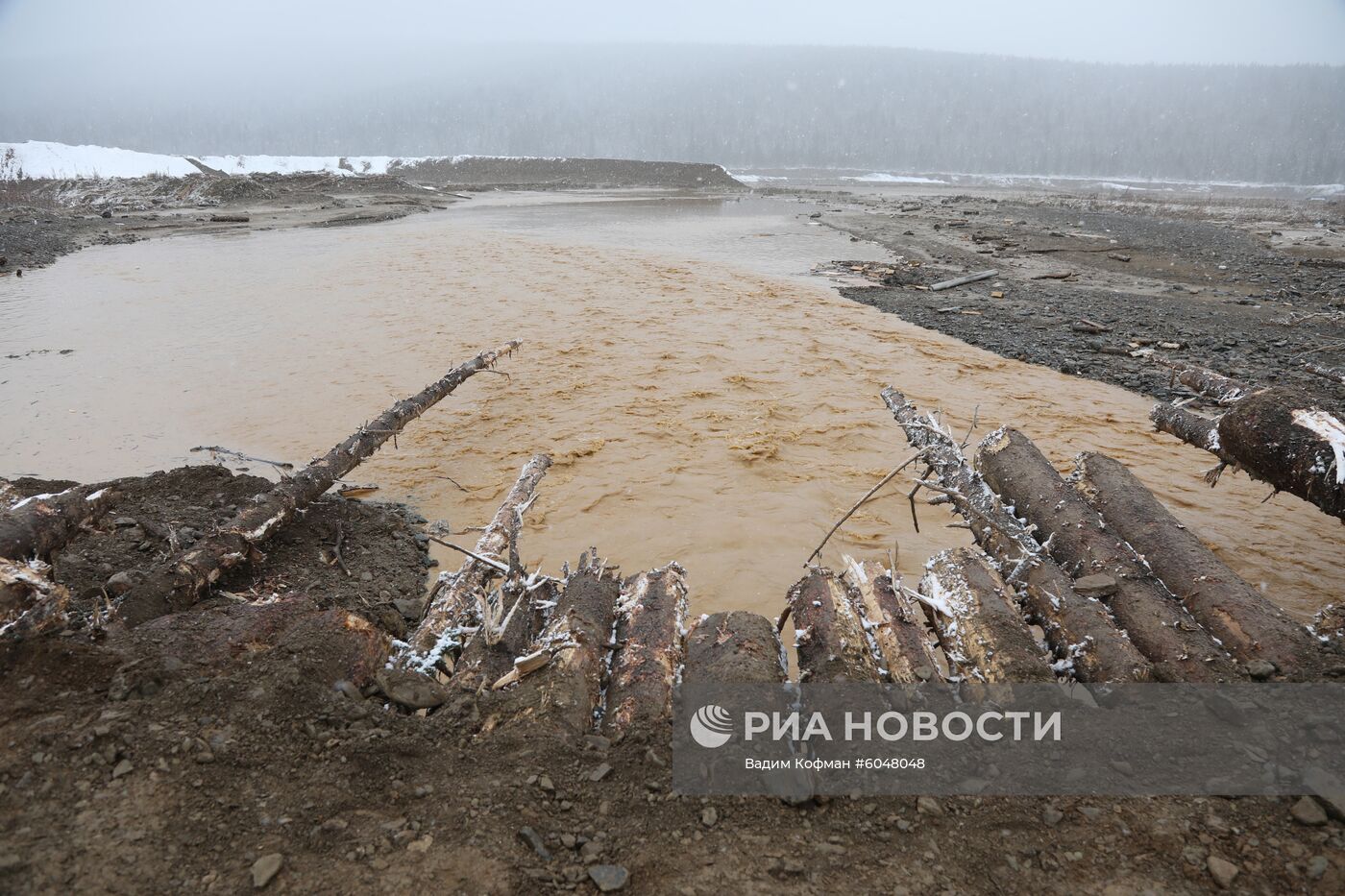 Прорыв дамбы в Красноярском крае