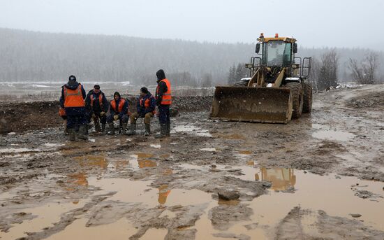 Прорыв дамбы в Красноярском крае