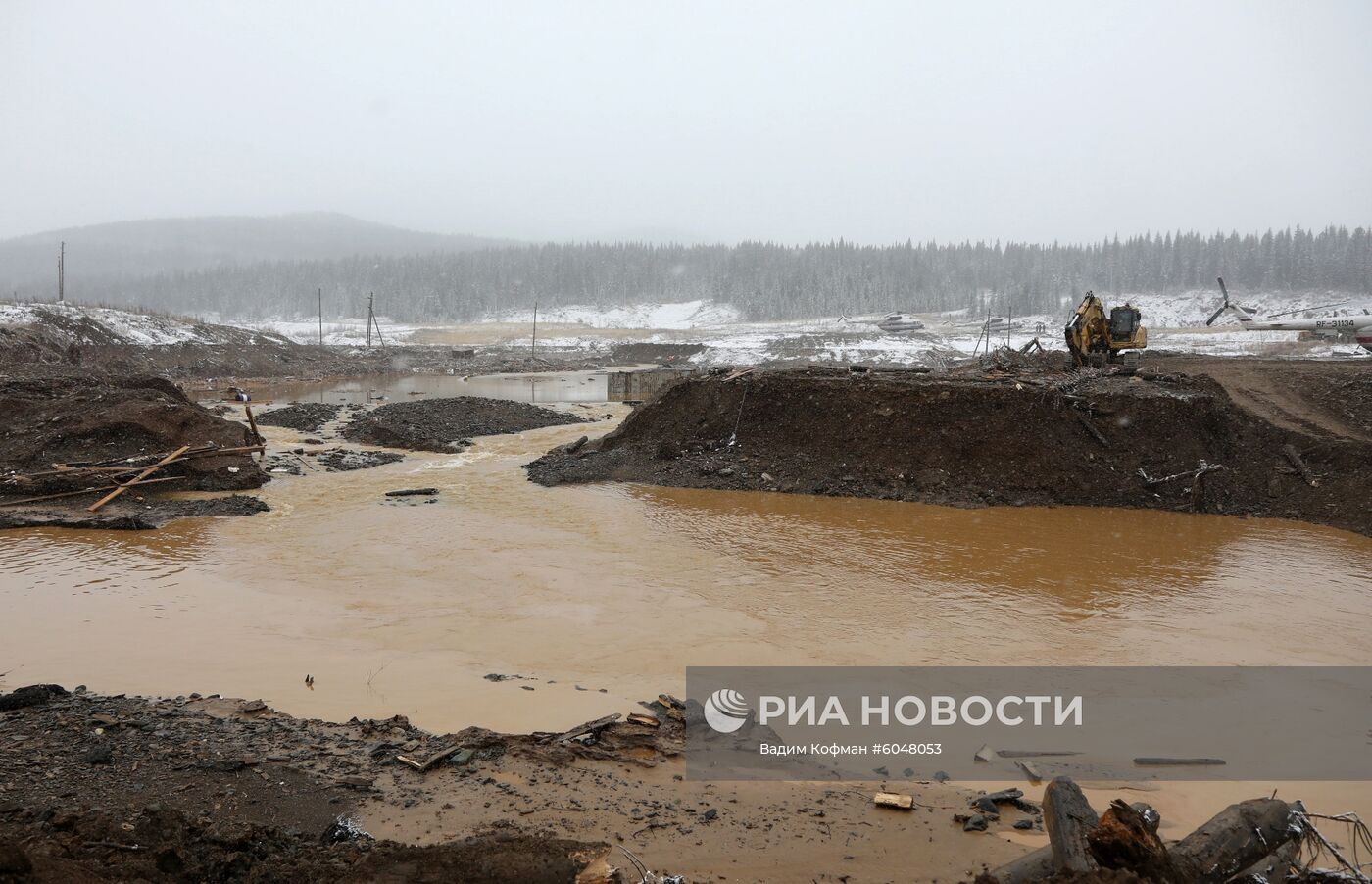 Прорыв дамбы в Красноярском крае