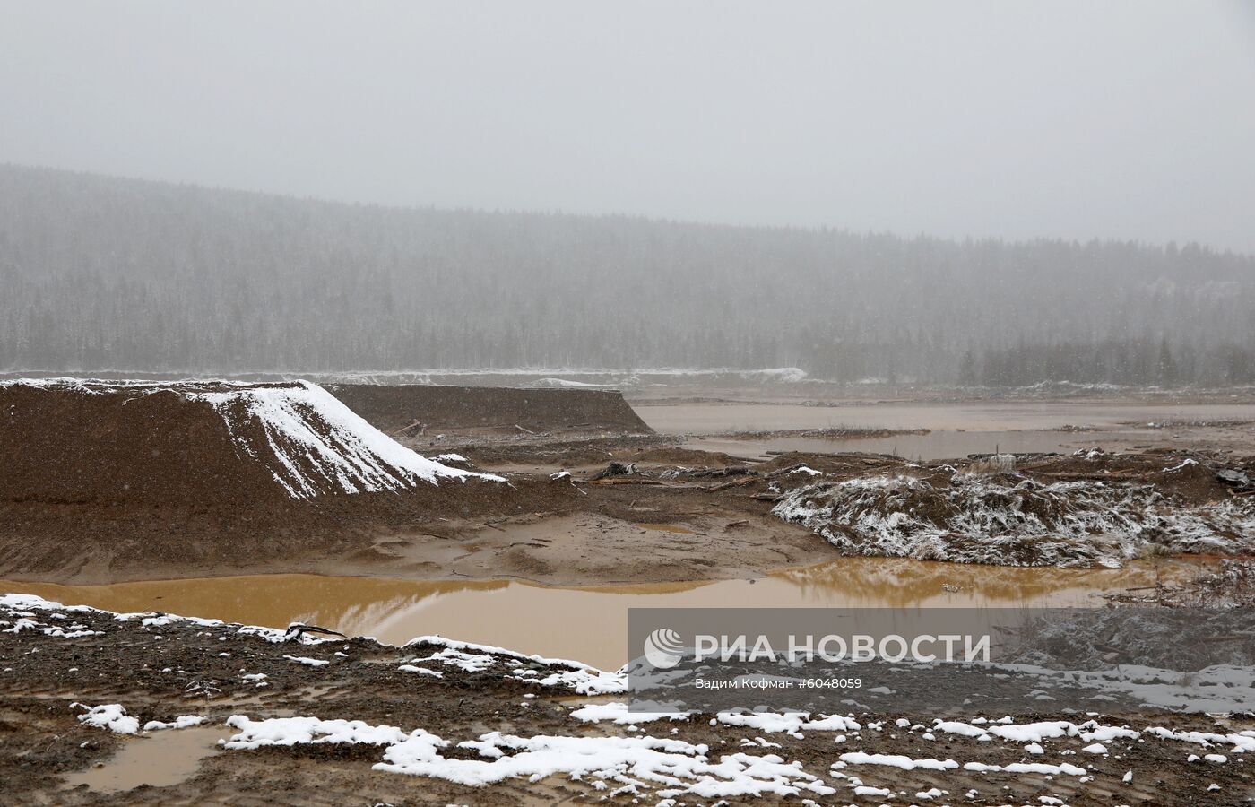 Прорыв дамбы в Красноярском крае