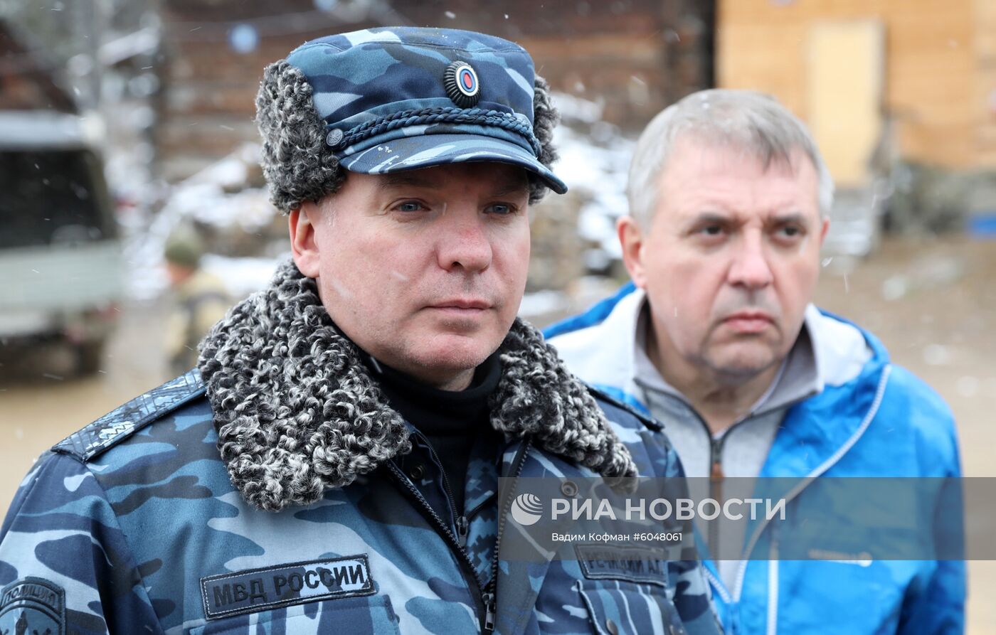 Прорыв дамбы в Красноярском крае