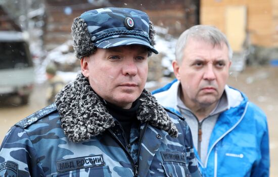 Прорыв дамбы в Красноярском крае