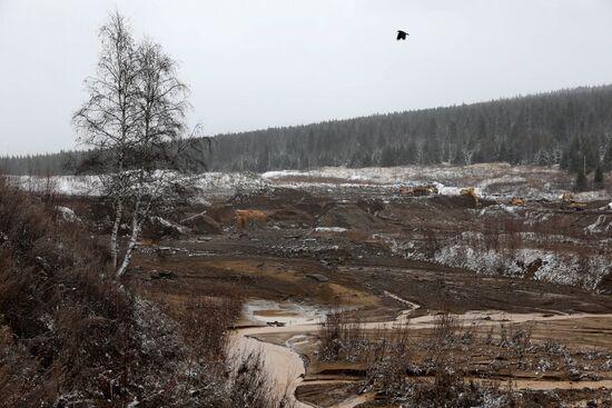 Прорыв дамбы в Красноярском крае