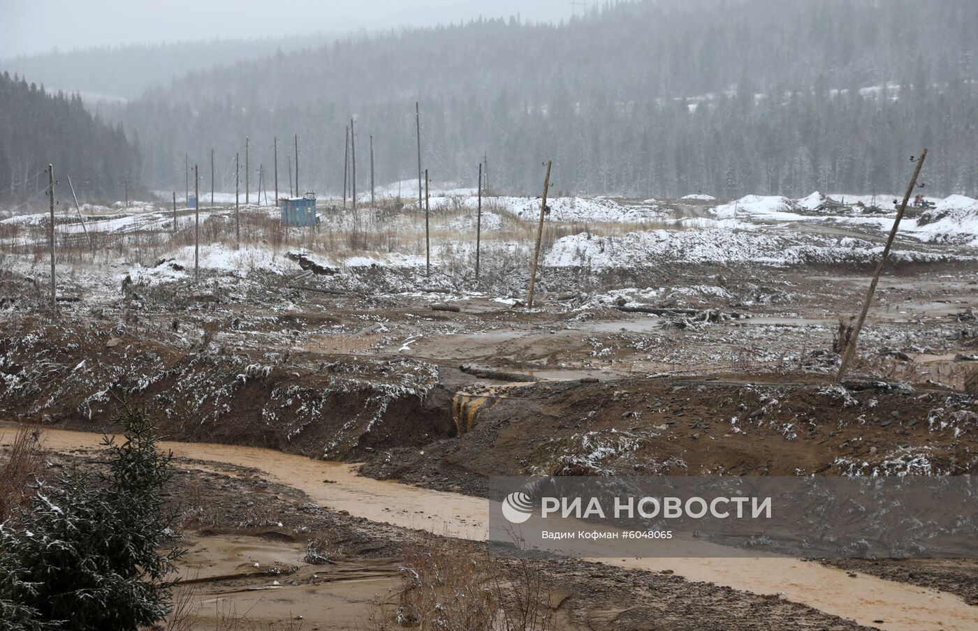 Прорыв дамбы в Красноярском крае