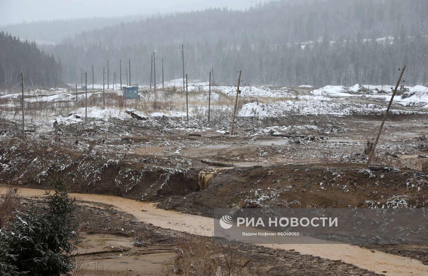 Прорыв дамбы в Красноярском крае
