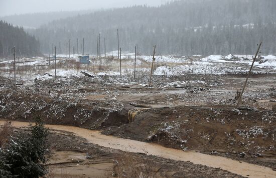 Прорыв дамбы в Красноярском крае