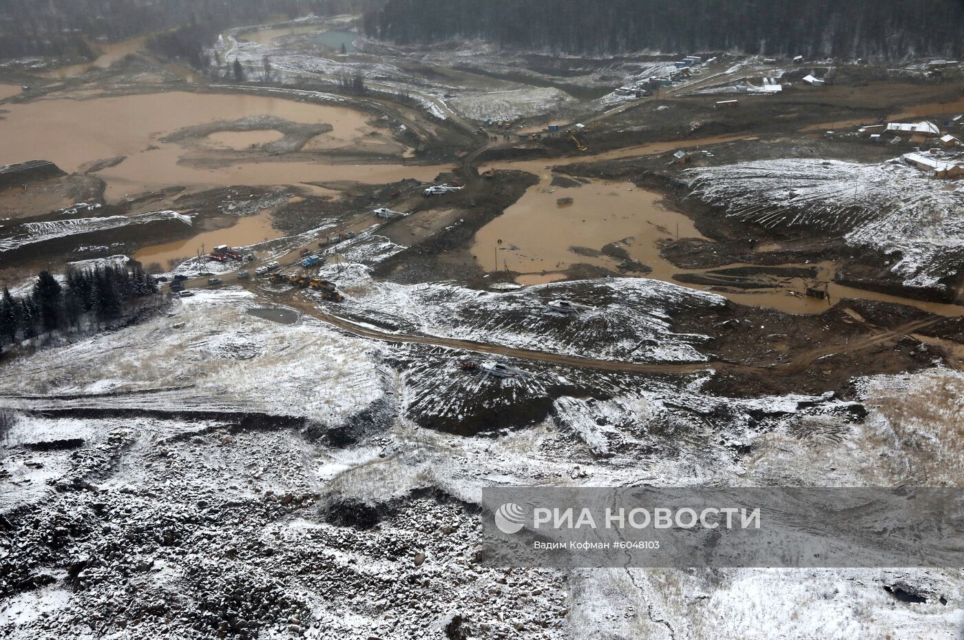 Прорыв дамбы в Красноярском крае