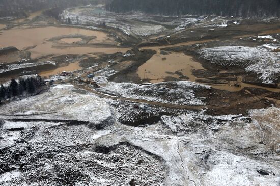 Прорыв дамбы в Красноярском крае