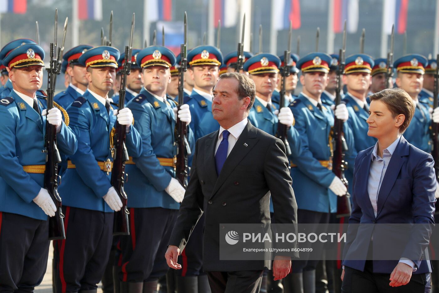 Визит премьер-министра РФ Д. Медведева в Сербию