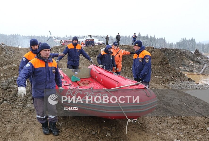 Прорыв дамбы в Красноярском крае