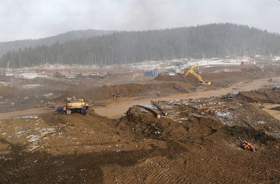 Прорыв дамбы в Красноярском крае