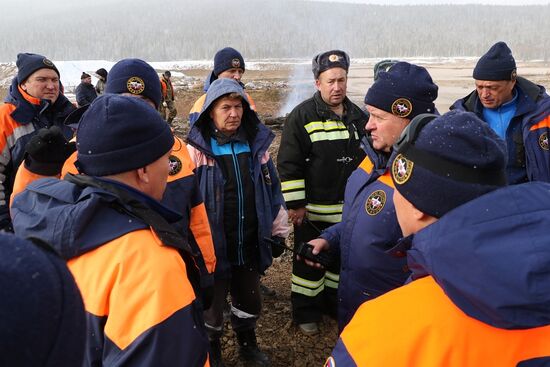 Прорыв дамбы в Красноярском крае