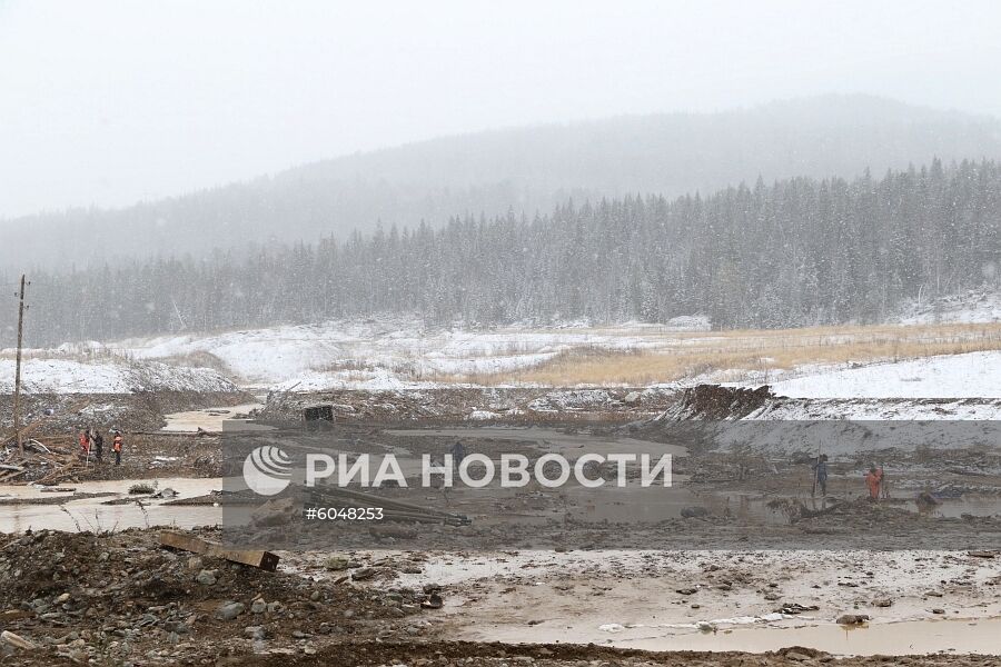 Прорыв дамбы в Красноярском крае