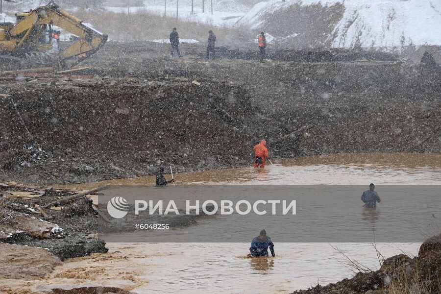 Прорыв дамбы в Красноярском крае