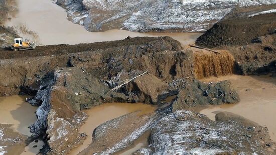 Прорыв дамбы в Красноярском крае