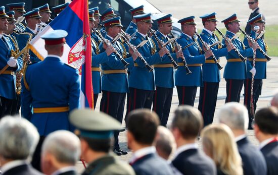 Визит премьер-министра РФ Д. Медведева в Сербию