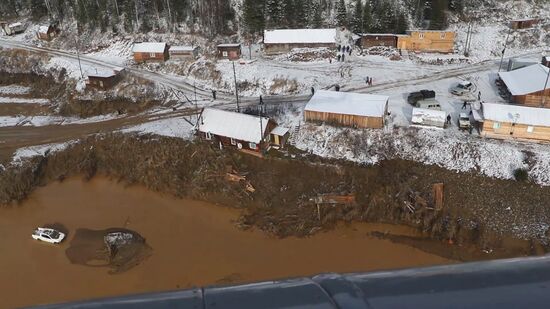 Прорыв дамбы в Красноярском крае