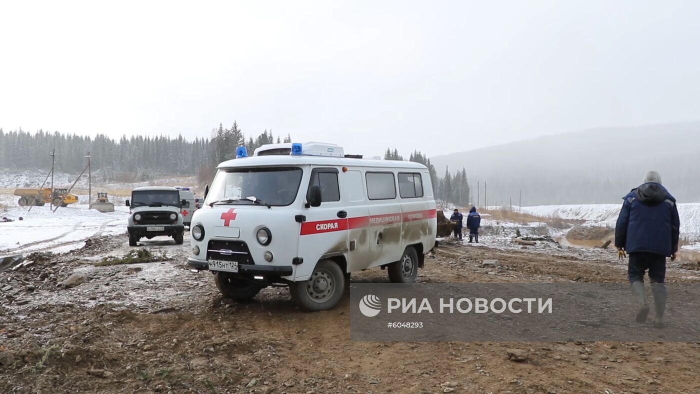 Прорыв дамбы в Красноярском крае