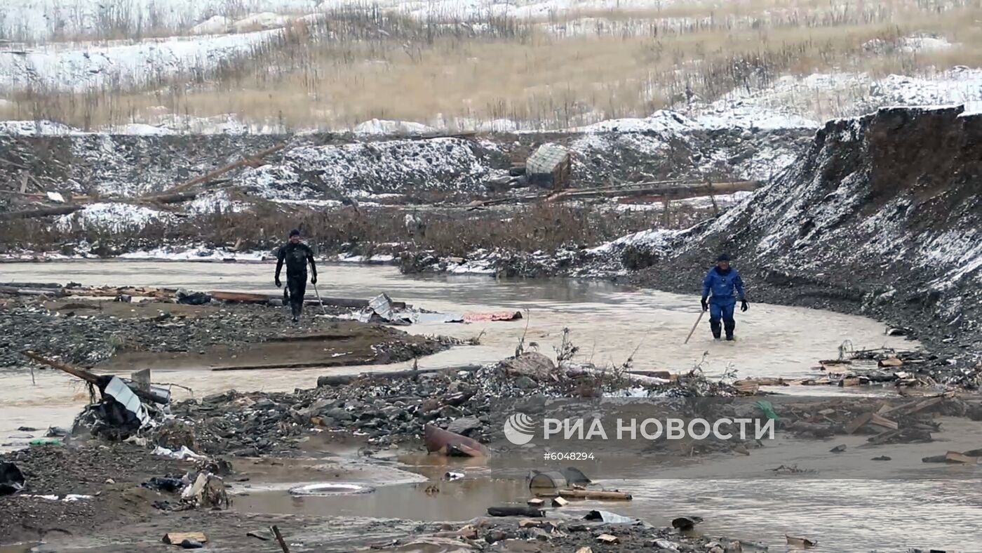 Прорыв дамбы в Красноярском крае