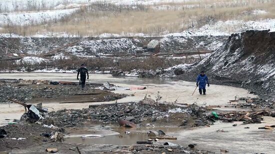 Прорыв дамбы в Красноярском крае