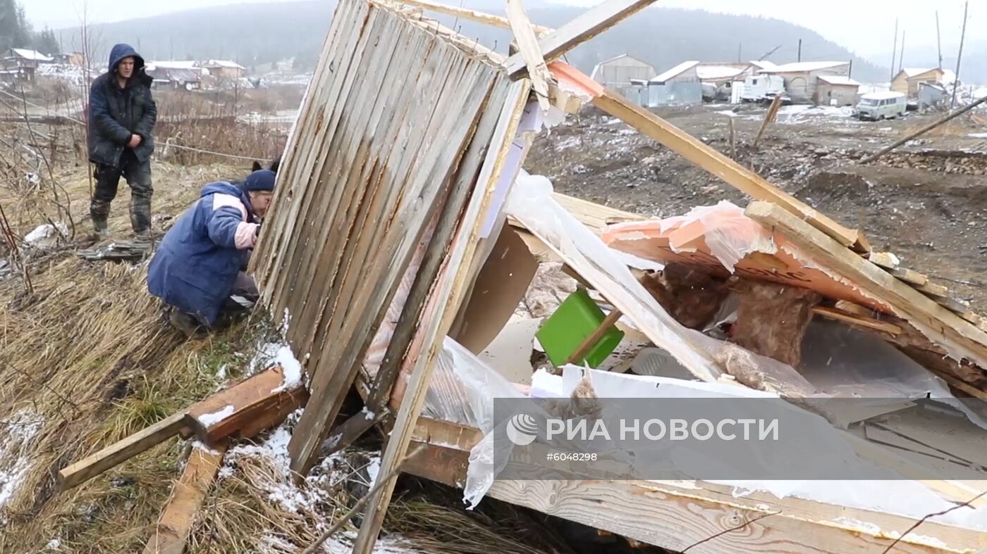 Прорыв дамбы в Красноярском крае
