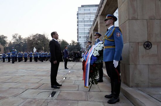 Визит премьер-министра РФ Д. Медведева в Сербию