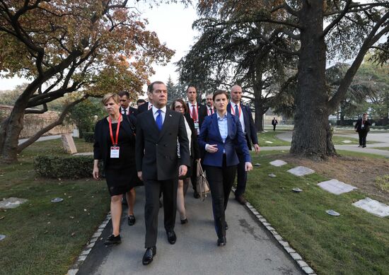 Визит премьер-министра РФ Д. Медведева в Сербию