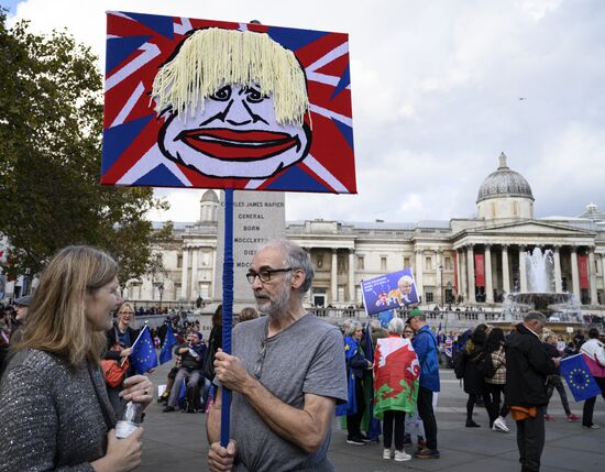 Акция против Brexit в Лондоне