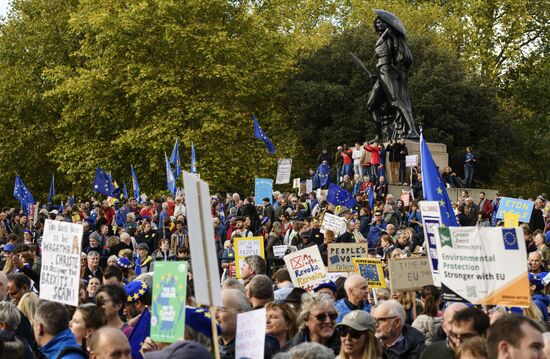 Акция против Brexit в Лондоне