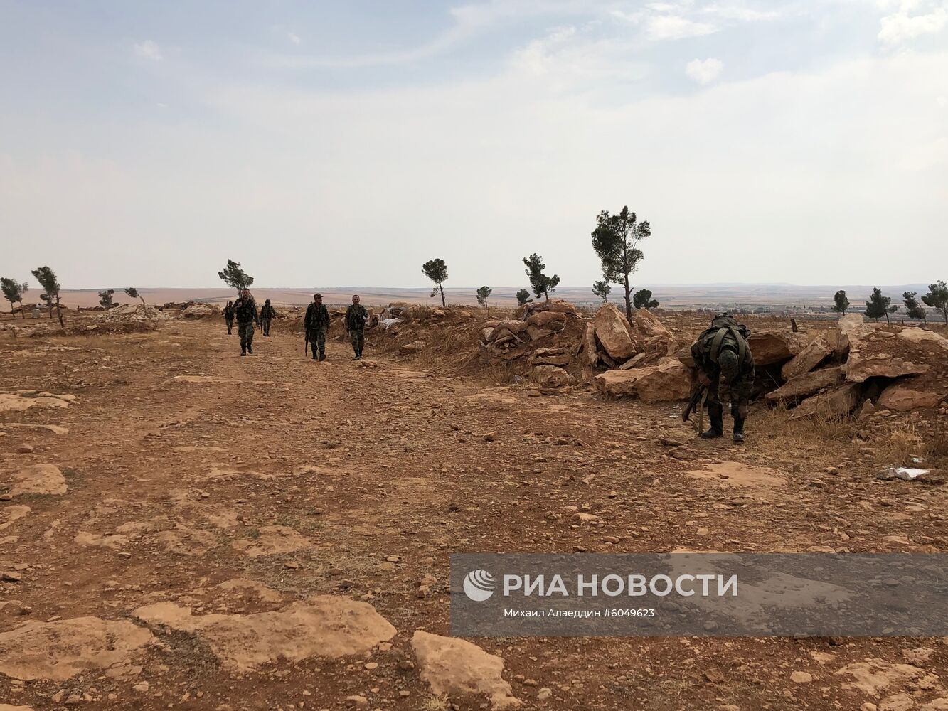 Линия обороны на северо-западе района Манбидж в Сирии