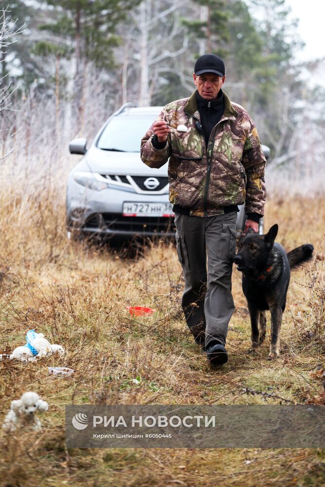 Соревнования кинологов поисково-спасательного отряда "Лиза Алерт"