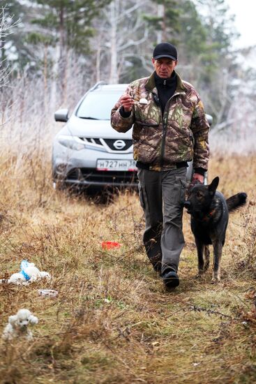 Соревнования кинологов поисково-спасательного отряда "Лиза Алерт"