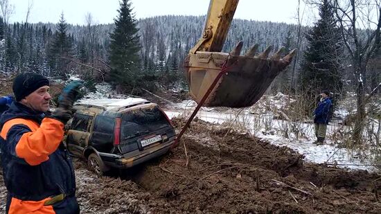 Прорыв дамбы в Красноярском крае