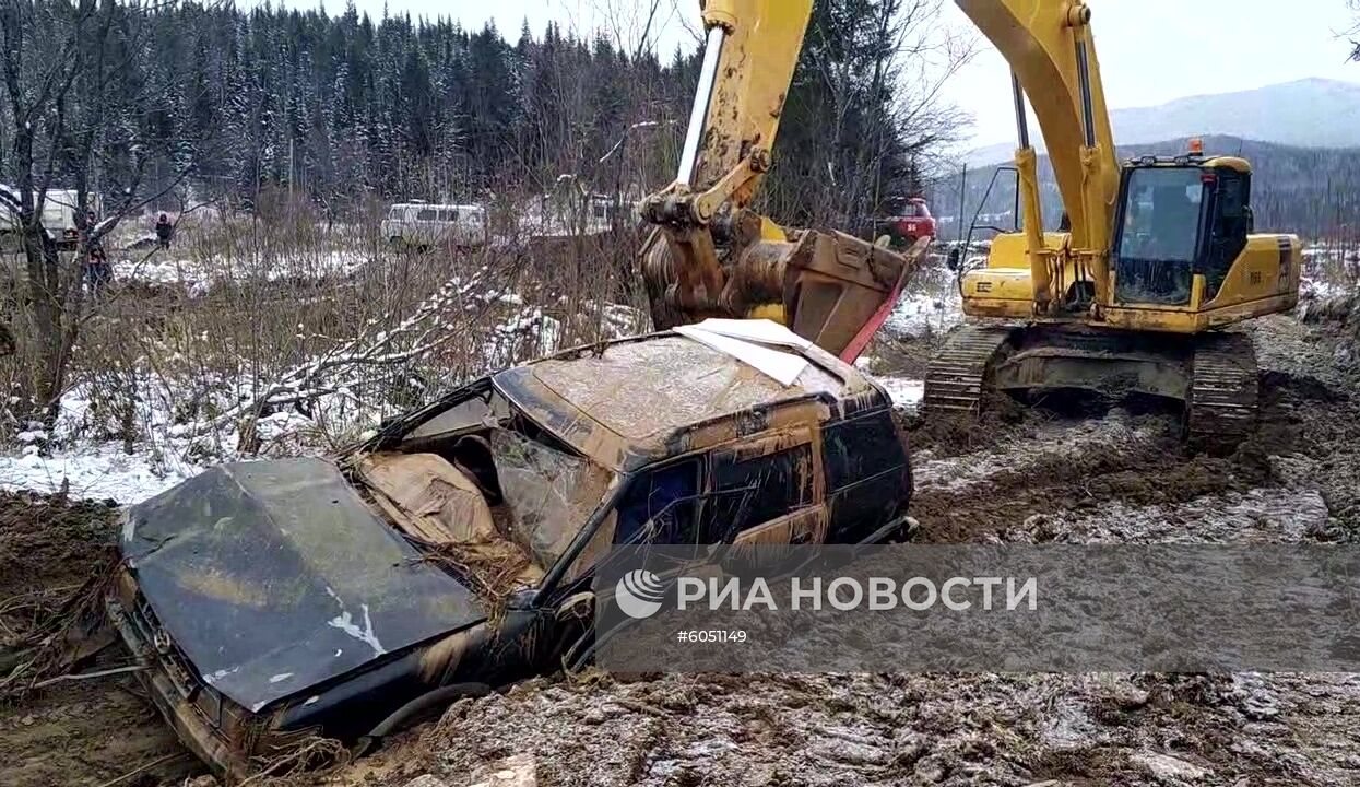 Прорыв дамбы в Красноярском крае