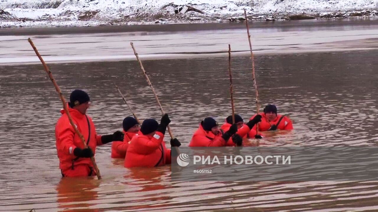 Ликвидация последствий прорыва дамбы в Красноярском крае