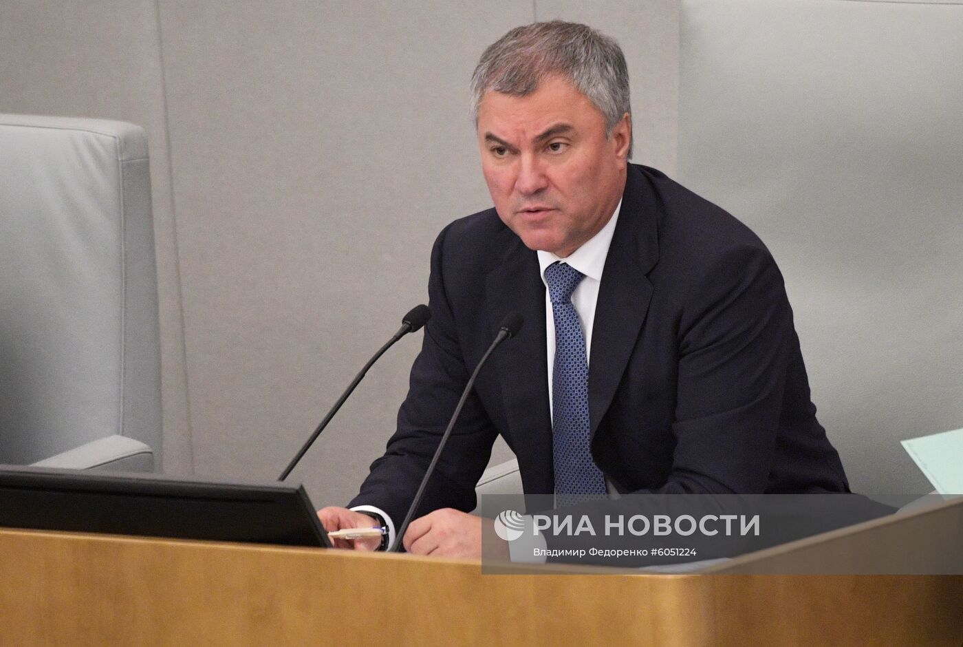 Пленарное заседание Госдумы РФ