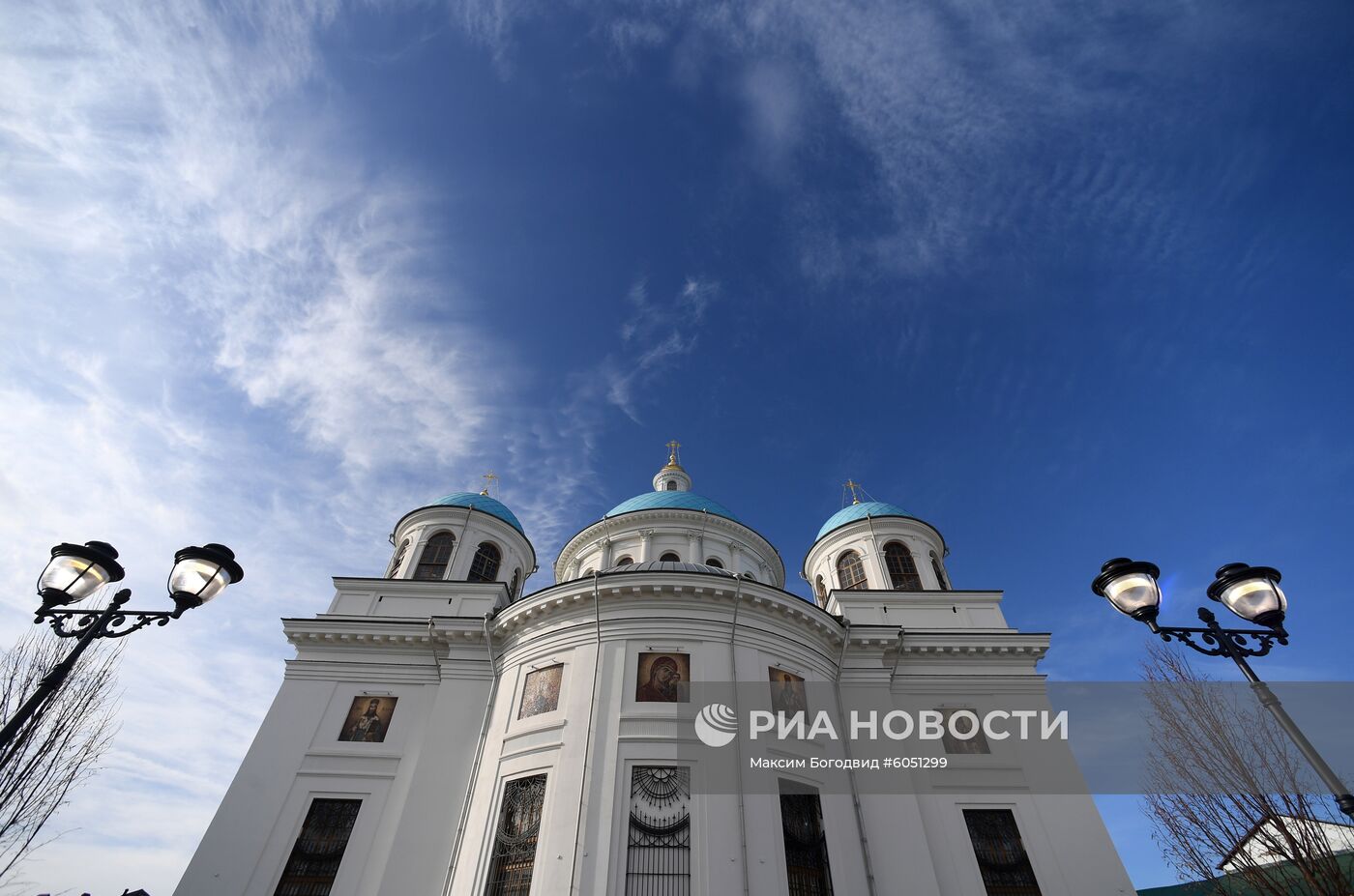 Строительство собора Казанской иконы Божией Матери