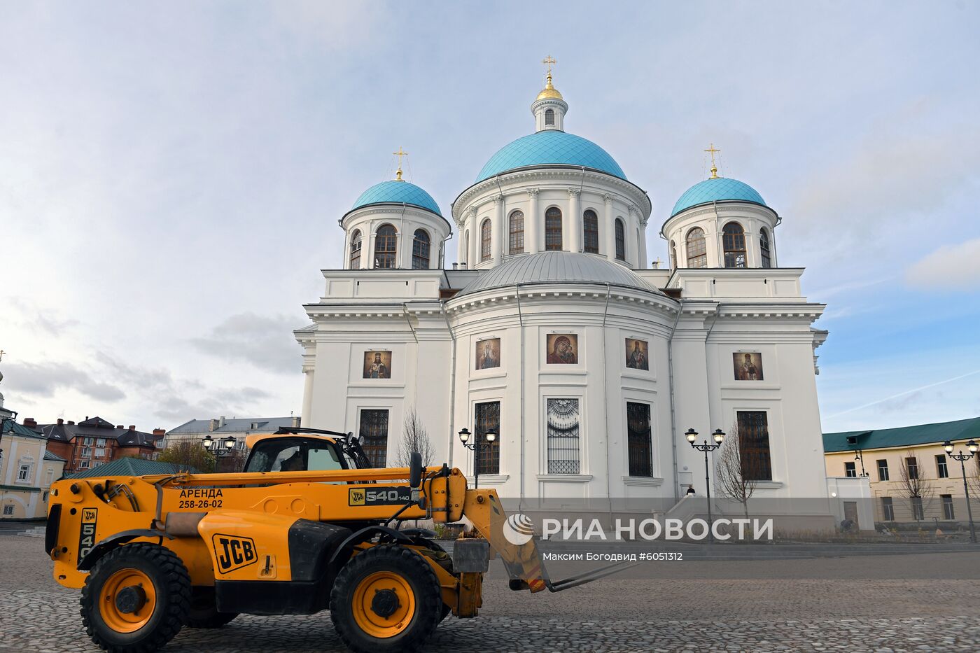 Строительство собора Казанской иконы Божией Матери