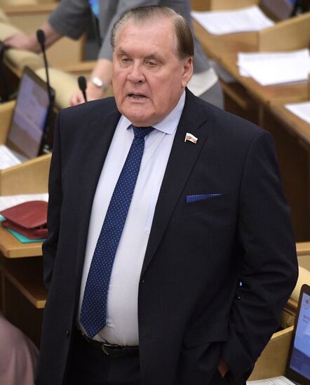 Пленарное заседание Госдумы РФ   