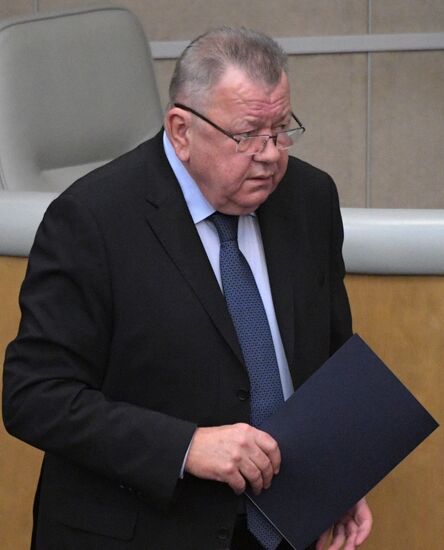 Пленарное заседание Госдумы РФ  