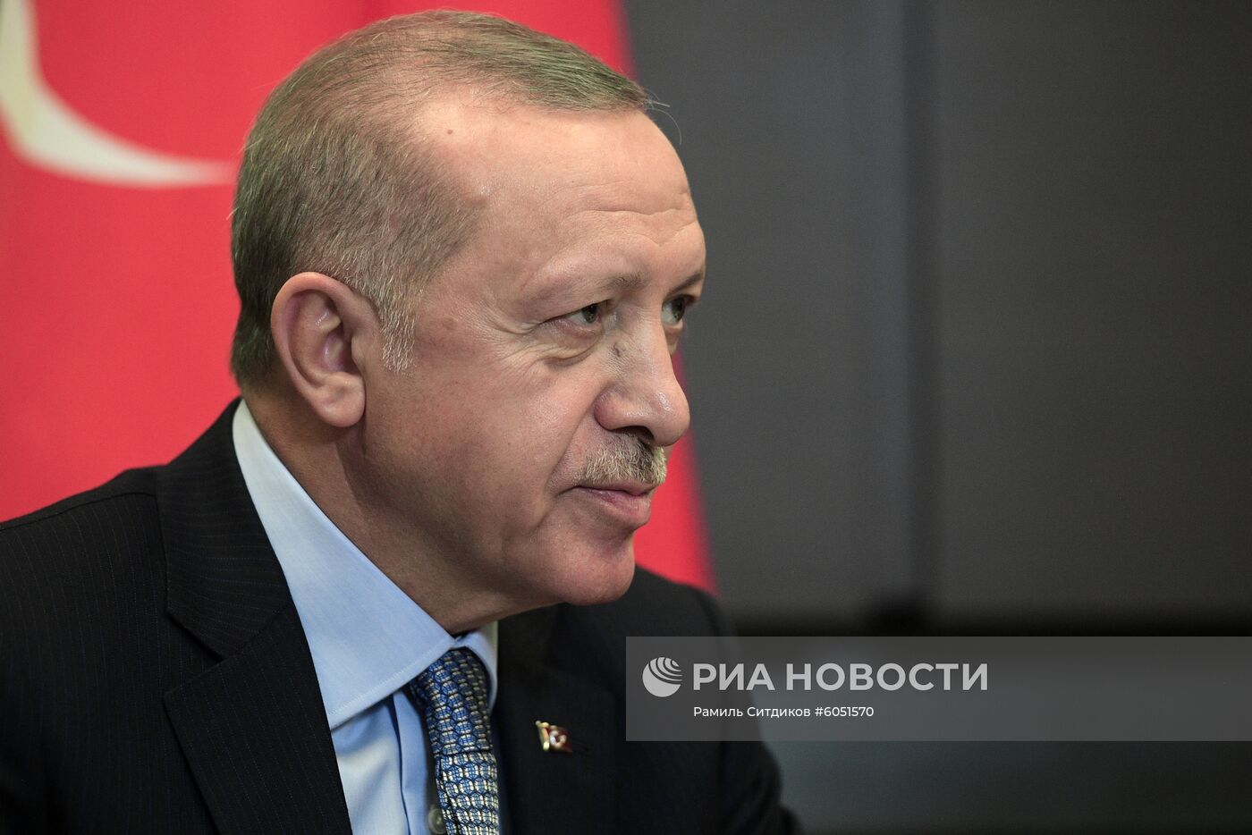 Президент РФ В. Путин встретился с президентом Турции Р. Т. Эрдоганом