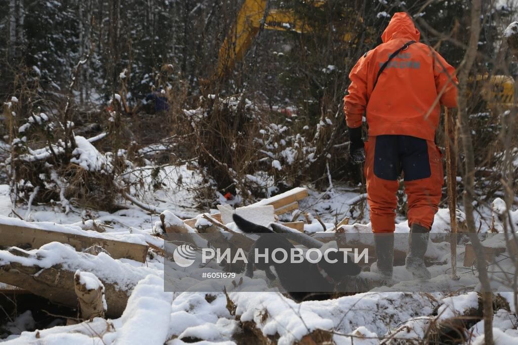 Ликвидация последствий прорыва дамбы в Красноярском крае